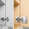 10x Scharnier Reparaturplatte 90x90 mm Möbel Schrank Produktbild-Vorschau 8