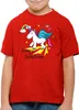 style3 Unicorn Walking on Sunshine Kinder T-Shirt Einhorn Produktbild-Vorschau 1