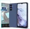 A smartphone case and screen protector are displayed together. Produktbild-Vorschau