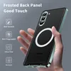 Handyhülle Magsafe für Samsung Galaxy S25 5G Metall Design Produktbild-Vorschau 3