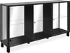 finori Albi 51A Sideboard, schwarz / Spiegel Maß: B x H x T Produktbild-Vorschau 4