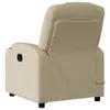 vidaXL Relaxsessel Creme Stoff Produktbild-Vorschau 5
