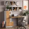 bureauset Vicco Tomy Wit/Goudkleurig Eiken 150 x 59 cm Set Productafbeelding-voorbeeld 3