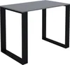 A product shot of a table with a gray top and black legs, isolated on a white background. Náhľad obrázku produktu