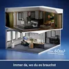 A split image showing a bedroom and an office space, with a product implied to be used in both. Produktbild-Vorschau