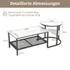 ProximaX Couchtisch Set, rechteckiger Tisch und Produktbild-Vorschau 13