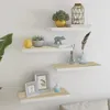 vidaXL Étagères suspendues 4 pcs. Chêne et blanc Voir les images du produit 13