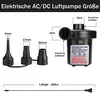 Elektrische Luftpumpe Luftmatratze, 2 in 1 Luftpumpe Produktbild-Vorschau 2