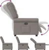 relaxační křeslo vidaXL Taupe Fabric Náhled obrázku produktu 6