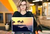 MuchoWow® Laptop Aufkleber Sticker Cover Meer - Palme - Produktbild-Vorschau 5