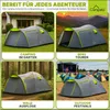 Campela Tropical 4 Familienzelt – 4-Personen-Kuppelzelt mit Produktbild-Vorschau 6