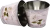UNUS® Blumentopf 2er Set  Zink Übertopf Pflanztopf Produktbild-Vorschau 1