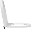 A white toilet seat is shown in profile against a white background. Podgląd zdjęcia produktu