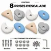 MAMOI® Prises d’escalade, ensemble de pierres d’escalade Voir les images du produit 5