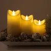 LED-Kunstharzkerzen, 3er Set mit FB, Weiß, Höhe: 13cm + Produktbild-Vorschau 4