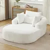 Duża, nowoczesna kanapa typu chaise longue, tapicerowana Podgląd zdjęcia produktu 1