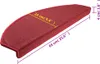 vidaXL Stufenmatten 10 Stk. 65x24x4 cm Rot Halbrund Groß Produktbild-Vorschau 8