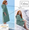 Frottee Badeponcho Kinder Mädchen Jungen 100% Baumwolle Produktbild-Vorschau 3