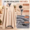 Beheizbarer Schulterponcho für Damen, USB-betrieben, Produktbild-Vorschau 6