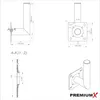 PremiumX 15cm Wandhalter ALU SAT Wandhalterung für Produktbild-Vorschau 7