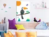 Vliesstoff Leinwandbild - Toucan And Butterflies (1 Part) Produktbild-Vorschau 2