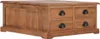 vidaXL Salontafel, 68 x 68 x 30 cm, massief teakhout Productafbeelding-voorbeeld 7