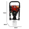 T-Mech Moteur à essence 4 temps Enfonce-pieux Voir les images du produit 4