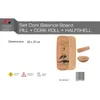 F2 Kork Balance Board Pill 80x30cm mit Korkrolle + Kork Produktbild-Vorschau 6