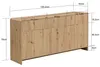FineBuy Sideboard Eiche Nachbildung 155cm Kommode mit 3 Produktbild-Vorschau 3