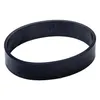 A black rubber band on a white background. Produktbild-Vorschau