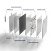 DEQORI Glasbild Echtglas 30x30 cm 'Linien formen Gesichter' Produktbild-Vorschau 7