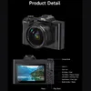 INF Digitální fotoaparát 5K 48MP 16x zoom 3,5palcový Náhled obrázku produktu 7