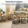 Couchtisch 2er Set aus Holz Wohnzimmertisch Modern in Produktbild-Vorschau 4