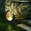LED Mondsichel Solarleuchte mit Glaskugel Höhe 30,5 cm Produktbild-Vorschau 8