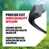A close-up of trimmer line with text describing its features in English, French, and Spanish. Anteprima dell’immagine prodotto