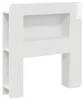 Armoire de tête de lit avec rangement vidaXL, blanc Voir les images du produit 1