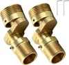 Messing-S-Anschluss, exzentrisch, 1-2 zu 3-4 - 360° Produktbild-Vorschau 1