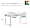 KETTLER Glas-Keramik-Ausziehtisch 200/260x95 cm Produktbild-Vorschau 4