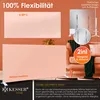A collage of marketing images showcasing an infrared heater, its features, and how it can be mounted or used as a stand-alone unit. Produktbild-Vorschau