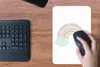 MuchoWow® Mauspad Mousepad Regenbogen - Sterne - Punkte - Produktbild-Vorschau 4