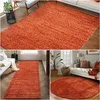 Teppich Wohnzimmer Hochflor Einfarbiges Design Langflor Produktbild-Vorschau 3