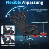 Herná stolička Hoffree, ergonomická, s masážnou funkciou (2 Náhľad obrázku produktu 9