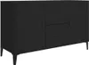vidaXL Kredens czarny 100x36x60 cm materiał drewnopochodny Podgląd zdjęcia produktu 1