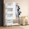 Stoffschrank Kleiderschrank, Kleiderstange und Produktbild-Vorschau 1
