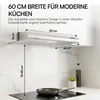 Heinner CH-201SS Unterbau-Dunstabzugshaube 60 cm, 209,7 Produktbild-Vorschau 5