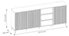 Wohnzimmer Möbel Set in Weiß modern mit Sideboard, Produktbild-Vorschau 6
