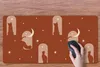 MuchoWow® Schreibtischunterlage Sterne - Katze - Entwurf Produktbild-Vorschau 3