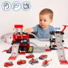 Malplay Parkhaus Autohaus Beweglicher Aufzug 6x Metall Produktbild-Vorschau 5