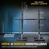 TREX SPORT Hantelbank mit Gewichten Set | Klappbare Produktbild-Vorschau 2
