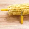Maïskolvenhouder set, roestvrij staal, 8,3 cm, geel, 10 Productafbeelding-voorbeeld 3